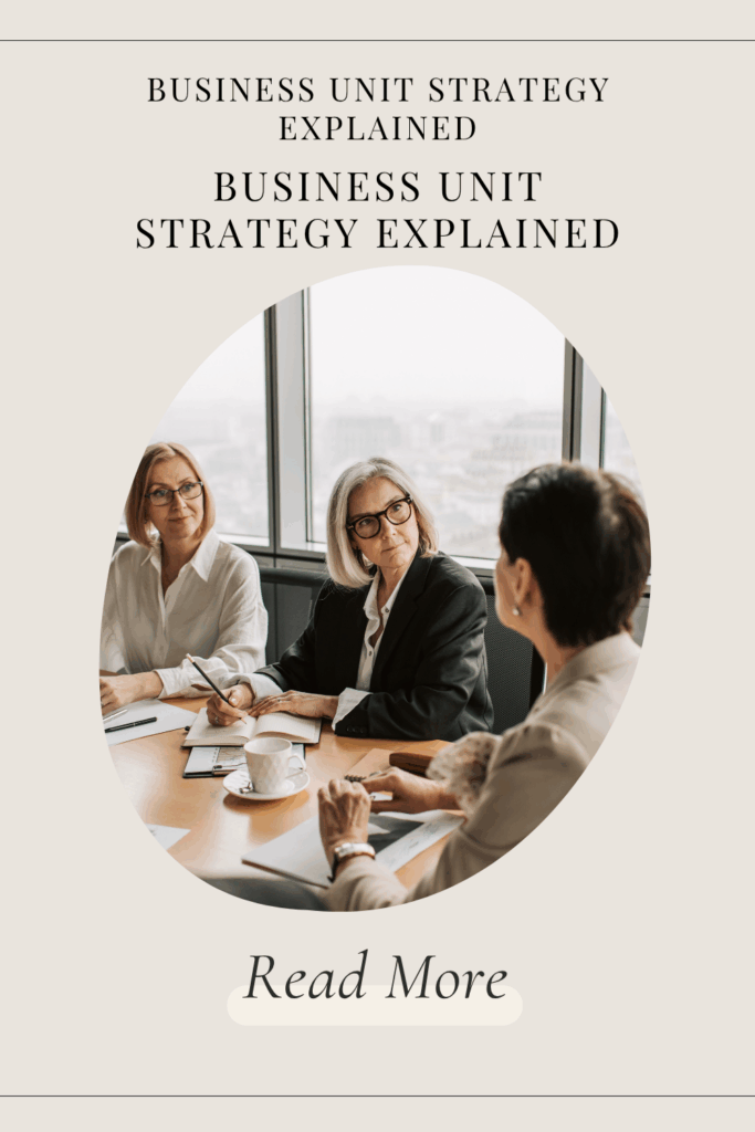 Business Unit Strategy Explained